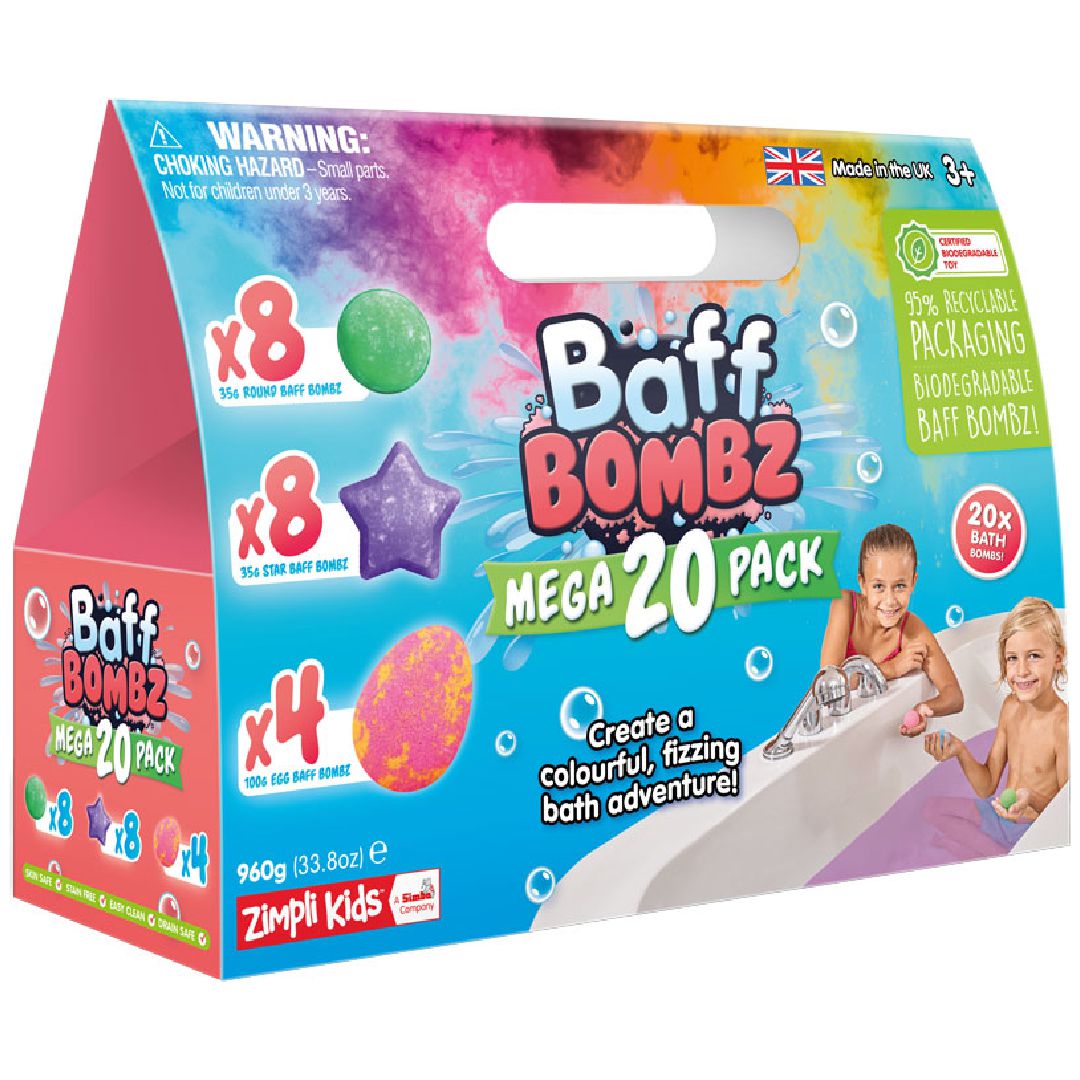 Simple Kids Baff Bombs Mega 20 Pack