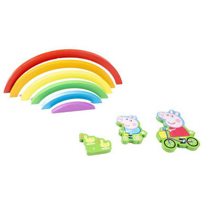 Peppa Pig Wooden 3D Rainbow Puzzle