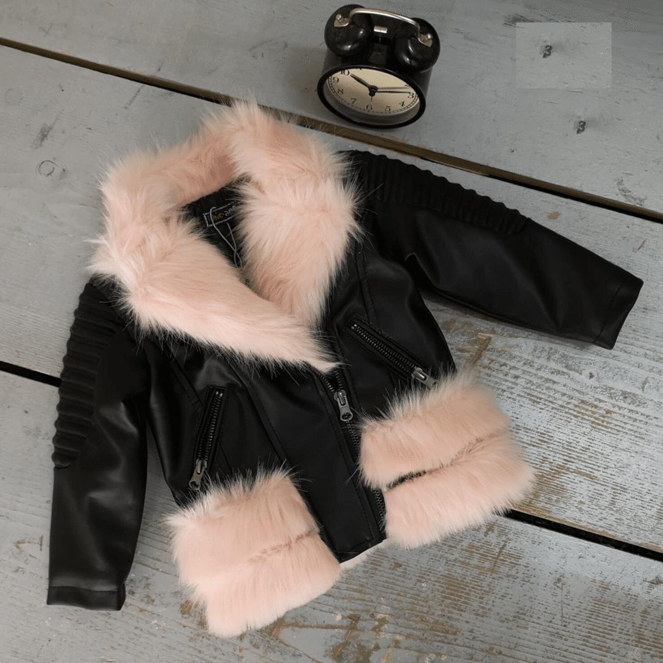 The Macie Jacket-Leather Look-Children-Clothing-Cutsie Bobbs